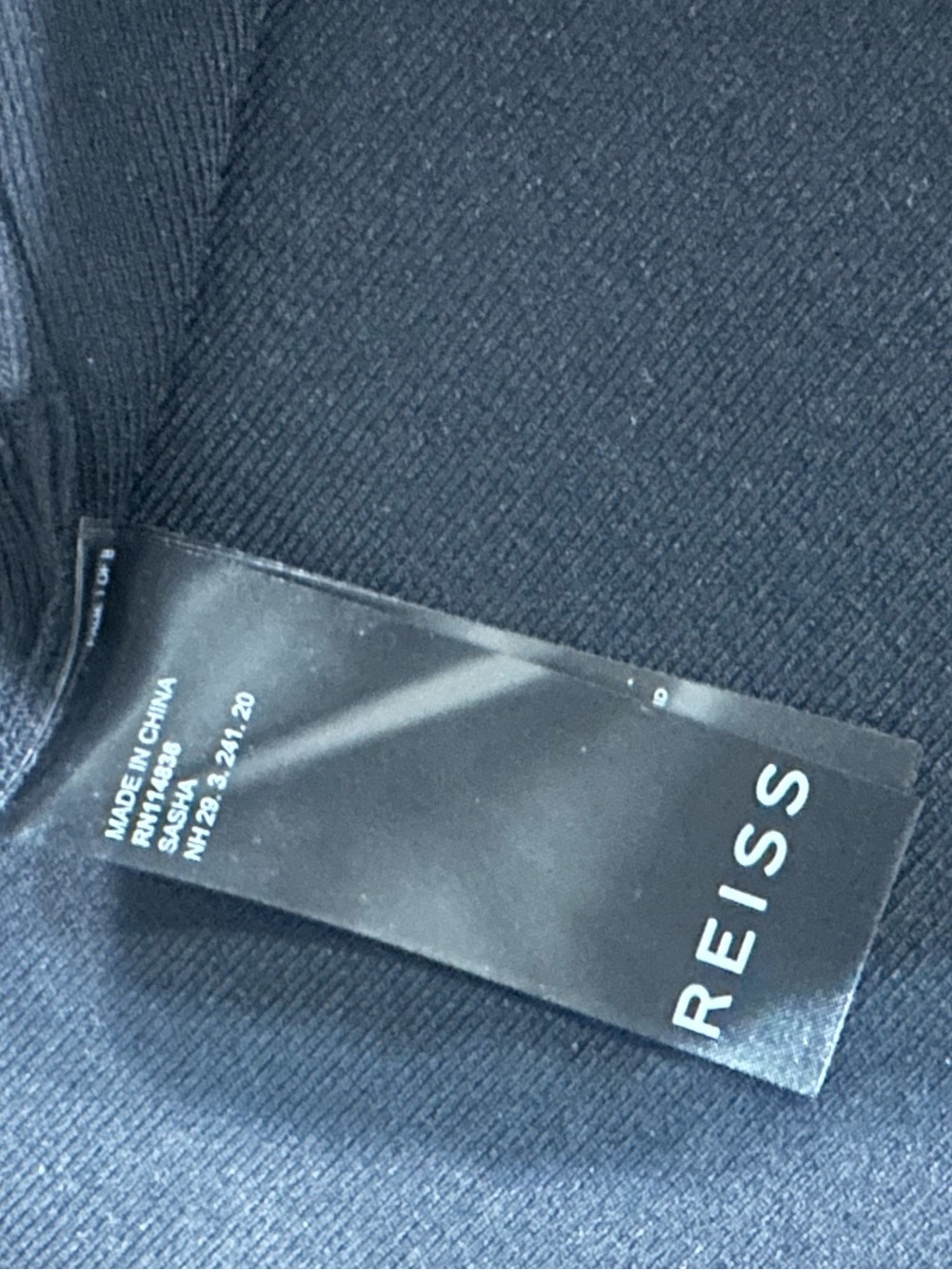 Reiss Eleni Knitted Bodycon Dress Large - Picture 6 of 9